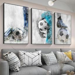 Cartaz de Jogador de Futebol, Boa Qualidade de Impressão, Vintage Quarto, Casa, Bar, Café, Arte Estética, Pintura de Parede, 1Pc - Image 1
