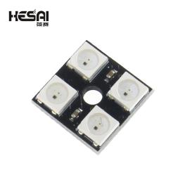 Módulo do painel da lâmpada LED RGB, 4 canais, WS2812, WS2812B, WS2811, 5050, 5V, 4Bit, preciso do arco-íris - Image 1