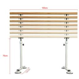 Barra de dança em casa 1m perna pressionando barra de dança, 80-120cm altura ajustável equilíbrio ballet barre prática auxiliar ferramenta - Image 3