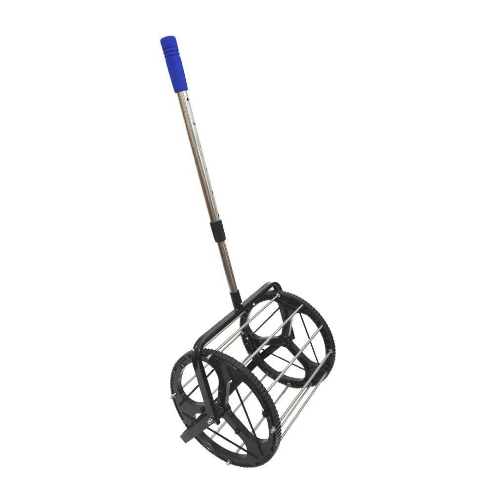 Aço inoxidável Tennis Ball Pick Up Hopper Picking Machine, Coletor Ajustável, Altura, 55 Bolas - Image 1