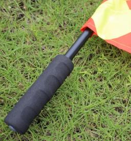1/2 pçs futebol árbitro bandeira fair play esportes jogo de futebol linesman bandeiras equipamento árbitro linesman bandeira de futebol - Image 4