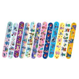 Desenhos animados Anime Figura Pulseira, Stitch Snap Circle Pulseiras, Puzzle Brinquedos para meninos e meninas, Brinquedos de festa de aniversário para criança, 6 pcs, 12pcs - Image 5
