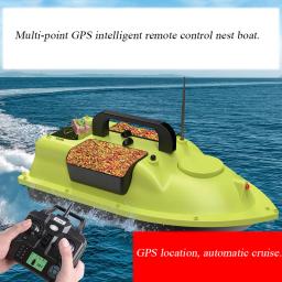 Controle remoto inteligente Fishing Bait Boat, GPS Nest Boat, 500 metros de posicionamento automático, One Key Return, 3 Bait Container - Image 2