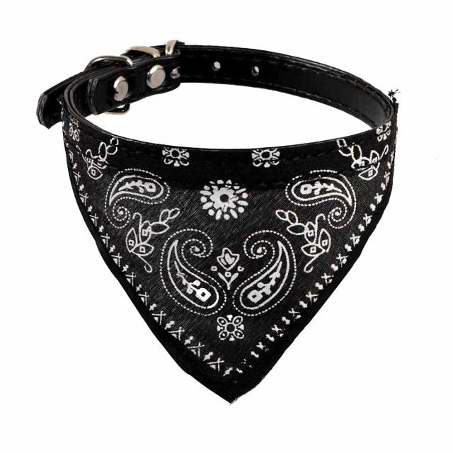 Lenço Ajustável para Pets: Bandana e Colarinho Estiloso para Cachorros e Gatos