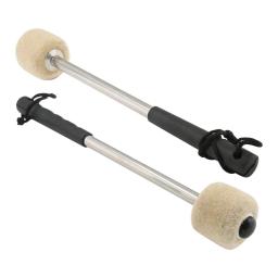 Lã Sentiu Tambor Varas com alça de aço inoxidável, Anti-Slip Drum Marretas, Bass Steel Drum Marretas, 8 PCs, 12.5in - Image 1