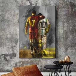 Modern Sports Athletes Back Shadow Poster Prints, Football Stars Wall Art, pinturas em lona, quadro para sala de estar, Home Decor - Image 2