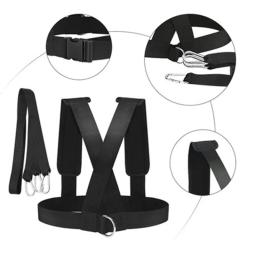 Bandas De Resistência Para Fitness, Campo De Atletismo, Treinamento De Potência Explosiva, Ginásio, Cordas De Arrastamento De Força, Puxando Trenó - Image 2