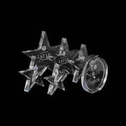 Monumento de medalha de alta qualidade, impressão personalizada, logotipo, marca, letra, bloco acrílico, sinalização de mesa, campeão, suporte, placa troféu - Image 6
