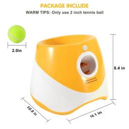 Lançador de tênis automático para pet, treinamento do cão, bola jogando, máquina de pinball, diversão, interativo, recarregável, catapulta - Image 6