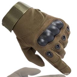 Luvas táticas de dedo longo Luvas de lona Design de casca macia Forças especiais, escalada, motocicleta, esportes de fãs, inverno, 1 par - Image 3
