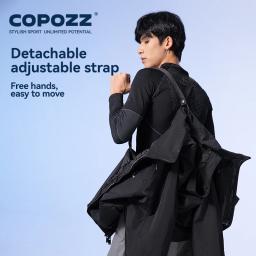 Copozz engrossar 3l jaqueta de esqui das mulheres dos homens à prova de vento à prova dwindproof água inverno casaco de esqui wear cor sólida com capuz quente snowboard terno de esqui - Image 3