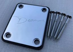 Placa do pescoço se encaixa para d guitarra elétrica material de metal com 4 parafusos acessórios de música em estoque desconto - Image 3