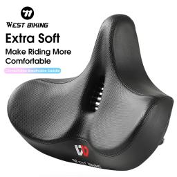 West bike-sela confortável e ergonómica bicicleta, assento mtb, amortecedor, confortável, acessórios de mountain bike - Image 1