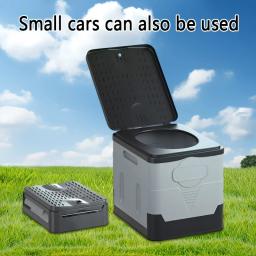 Banheiro portátil e dobrável ao ar livre, leve, bom companheiro para acampar, caminhar e viajar, fácil de instalar e limpar - Image 1