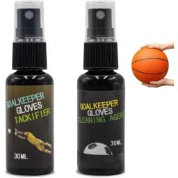 Luvas e Agente de Limpeza Antiderrapante Goalkeeper, Basketball Grip Spray, Luvas de Futebol, 30ml - Image 1