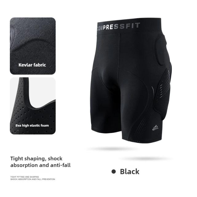 Shorts de Impacto Acolchoado Pro - Proteção Premium para Esportes de Aventura - Unissex