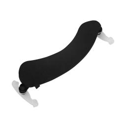 ﻿   1/8 3/4-4/4 violino ombro resto ajustável violino almofada de ombro com almofada de esponja anti lobo preto/branco pés violino acessórios - Image 6