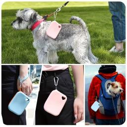 1pc silicone cão tratar saco pet lanche saco de viagem portátil treinamento pet andando saco acessórios para animais de estimação - Image 5