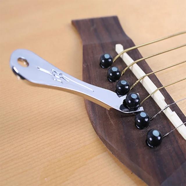 Ferramenta Extrator de Cordas de Guitarra Acústica em Metal - 1 Unidade