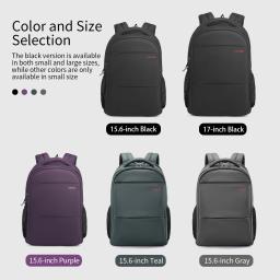 Tigernu moda feminina mochila roxo anti roubo 15.6 polegada portátil mochila feminina à prova dwaterproof água mochila de viagem escola sacos - Image 3