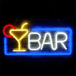 Neon LED Sign Beer Time, Shop Bar, Restaurante, Hotel, KTV, Quarto, Parede, Cozinha, Night Light personalizado, USB Power - Image 1