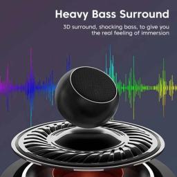 Caixa de música sem fio Mini Bluetooth, Subwoofer portátil M3, alto-falante impermeável TWS, livre - Image 4