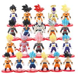 Dragon ball super filho goku vegeta broly buu figura de ação dragon ball figura conjunto anime estatuetas ultra instinto modelo presentes brinquedos - Image 2