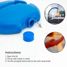 Tênis Base de ajuda de treinamento com corda elástica bola conjunto, Heavy Duty prática, Self-Duty Rebound treinador de tênis, parceiro Sparring dispositivo - Image 4