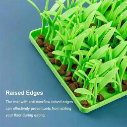 Silicone Slow Food Mat para animais de estimação Alimentador lento Cães Snuffle Pad Almofada de lamber gatos Tapete antiderrapante, Pet Shop, Acessórios para cães - Image 3