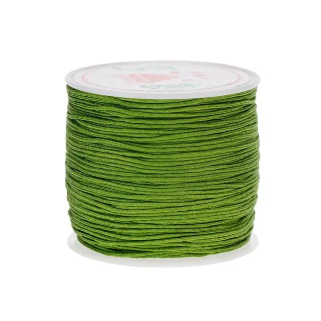 Fio de Nylon Trançado para Macramé - Nó Chinês 0,8mm, 45m por Rolo, Cor #255733