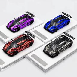 HKM-Diecast Model Car Collection, Agera Um Chrome Diecast, Brinquedos Miniatura, 1:64 - Image 1