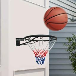 Basquete com Net, Profissional Wall Mounted, Double Spring Basketball Rim, Indoor e Outdoor Sport Games - Image 2