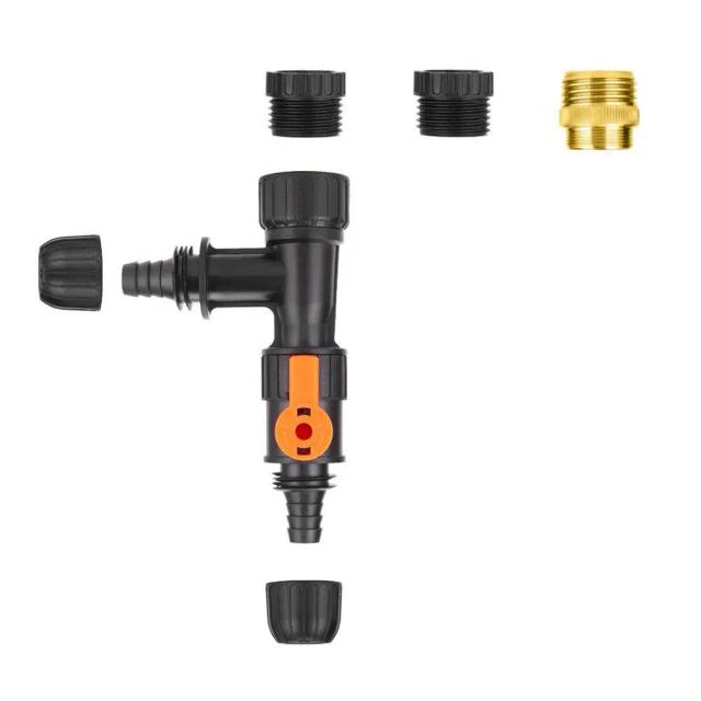 Troca de Água Eficiente para Aquários com 3-Way Torneira e Ferramenta de Limpeza Multifuncional para Tanques de Peixes e Jardim
