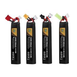 Pistola de Água Airsoft 11.1V 3S 2500mAh 30C 452096   Bateria lipo + carregador tamiya plug para airsoft bb pistola de ar brinquedos elétricos peças de arma - Image 3