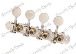 Um conjunto de afinadores de bandolim cromado 4R4L, afinadores de cabeças de máquina, afinadores de cordas -MTLXN-CR - Image 4