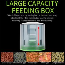 Alimentador automático de peixes para aquário Alimentador de tanques de peixes Temporizador de férias Dispenser ajustável - Image 4