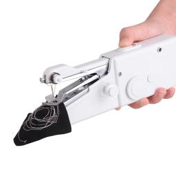 Portátil mini máquinas de costura bordado sem fio roupas à mão útil portátil máquinas de costura ferramentas de trabalho manual acessórios - Image 2