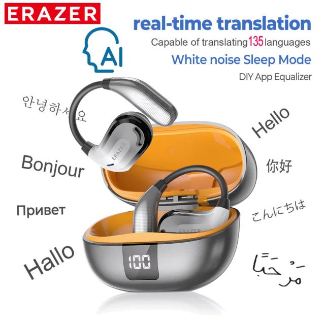 Lenovo ERAZER XT66 PRO Fones de Ouvido Bluetooth ASMR Tradutor AI 13h