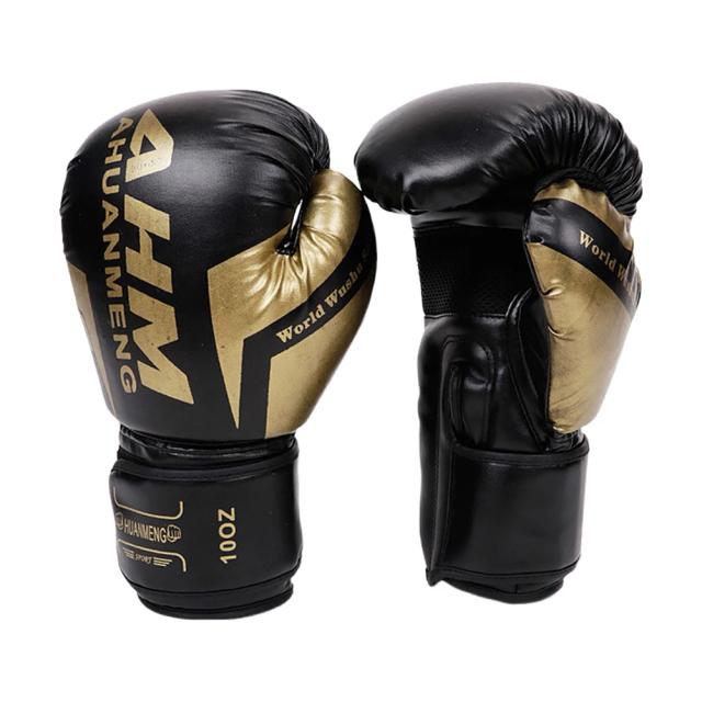 Luvas de Treinamento de Boxe em Couro PU para Adultos e Crianças com Esponja Respirável e Alta Performance