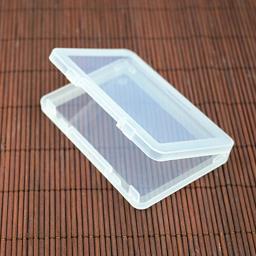 Caixa De Amostra De Plástico Transparente, Titular Caixa Quadrada, Pequeno Componente Eletrônico Estojo De Armazenamento, Jóias Beads Container, 9.5x6.4x1cm - Image 1