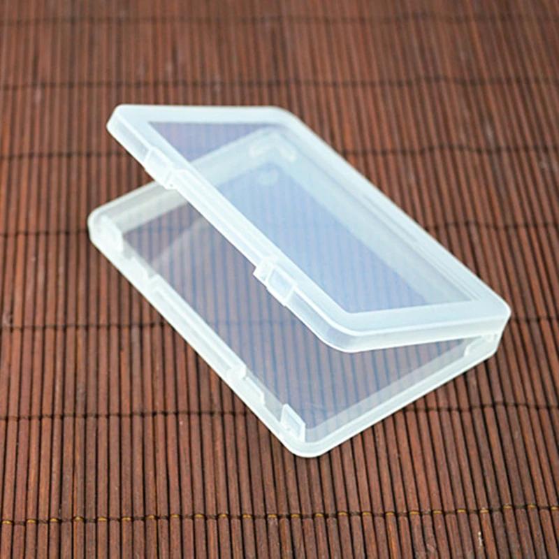 Caixa De Amostra De Plástico Transparente, Titular Caixa Quadrada, Pequeno Componente Eletrônico Estojo De Armazenamento, Jóias Beads Container, 9.5x6.4x1cm - Image 1