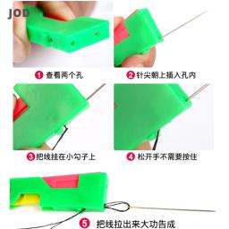 Threader de agulha automático para idosos, ferramenta fácil de usar, guia de rosca, fácil de usar, 1pc - Image 2