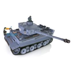 Brinquedos rc 2.4ghz heng longo 1/16 7.0 alemão tigre i tanque modelo de controle rádio 3818 barril recuo bb airsoft fumaça panzer th17234 - Image 6