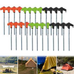 Heavy Duty Parafuso Espiral com Estacas Hex Soquete, Âncora de Chão, Camping Tent Prego, Pegs, 8pcs - Image 1