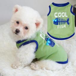 Regata para cães pequenos, Pet Vest com impressão de letras, Roupa fina para atividades ao ar livre, Verão, engraçado - Image 4