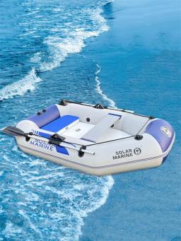 Tapete de ar inflável dobrável para caiaque, solar marinho B175-3 portátil para 1 pessoa, barcos de pesca em pvc, acessórios de entretenimento, 175 cm - Image 5