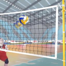 Rede de voleibol resistente atualizada, resistência às intempéries, portátil, quadro resistente a rasgos, esportes, ao ar livre - Image 3
