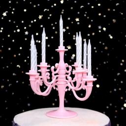 Velas e Porta-Castiçais, Decorações De Festa De Aniversário, Pacote 9, 1 Conjunto - Image 5