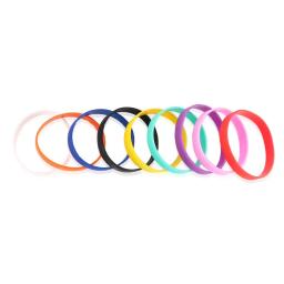 Pulseira colorida do basquetebol do silicone, pulseiras populares, borracha, esportes, forma - Image 5