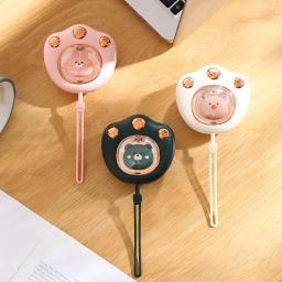 Aquecedor de mão mini reutilizável USB recarregável, aquecimento rápido, pata bonito do gato, pacote de aquecimento instantâneo, inverno frio, 1pc - Image 5